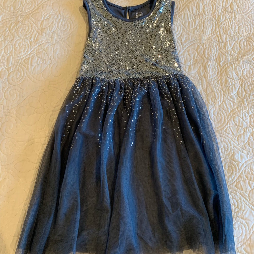 Sparkling Blue Kids Dress